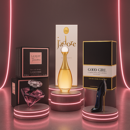 Combo "Mulher de Atitude" - Good Girl, La Nuit Trésor e J’adore 100ml